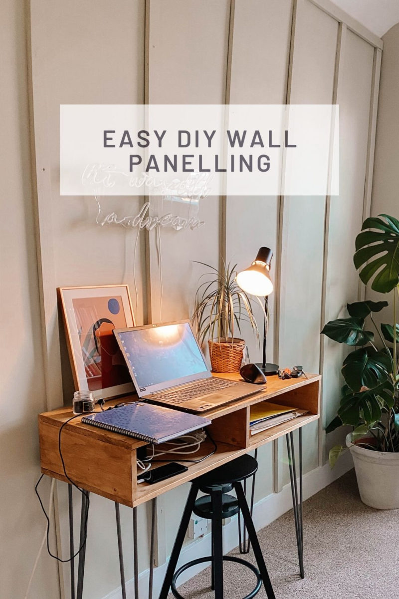 EASY DIY WALL PANELLING TUTORIAL // HOW TO MAKE A STATEMENT WALL