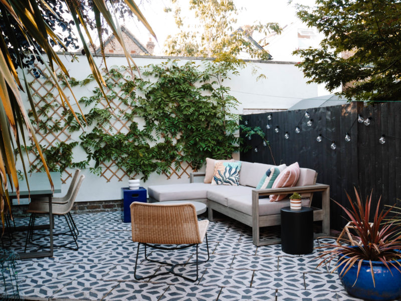 BEFORE AND AFTER GARDEN REVAMP WITH WEST ELM