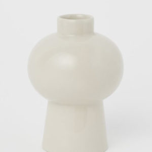 Small Ceramic Beige Vase